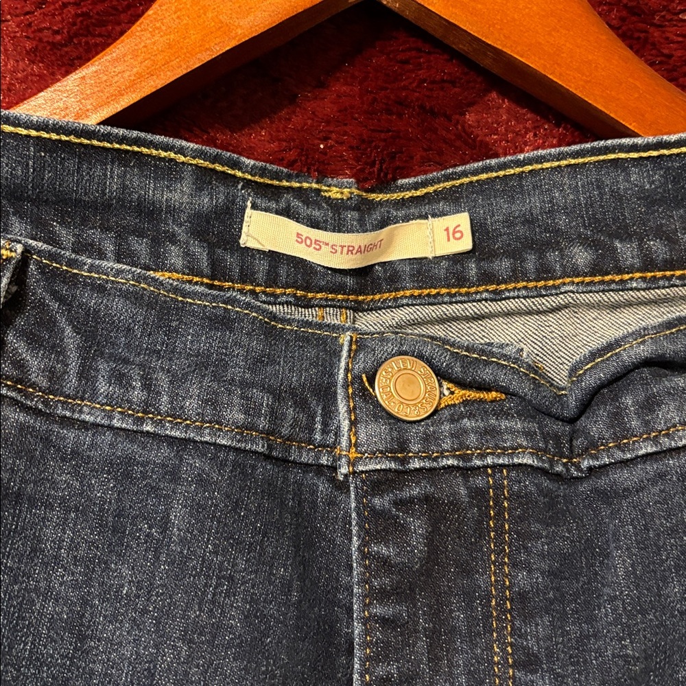 Levi's 505 Straight Jeans - Deep Indigo